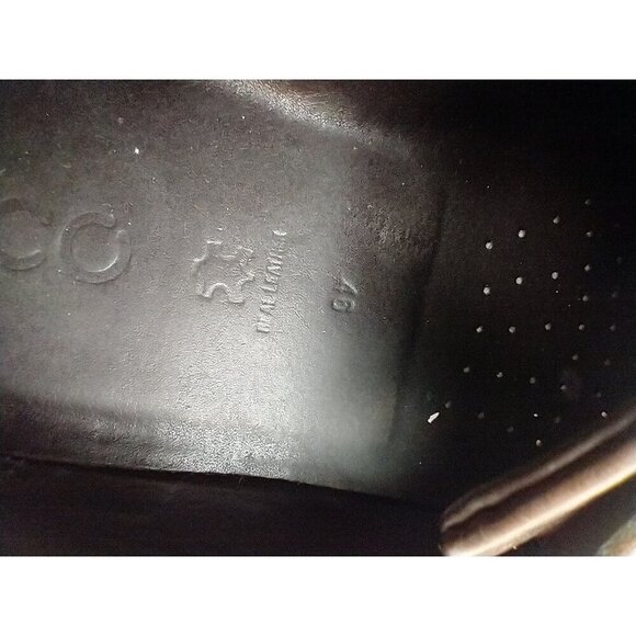 ECCO Melbourne Slip On Leather Penny Loafer Brown Men’s Size 12/12.5 - Picture 8 of 9